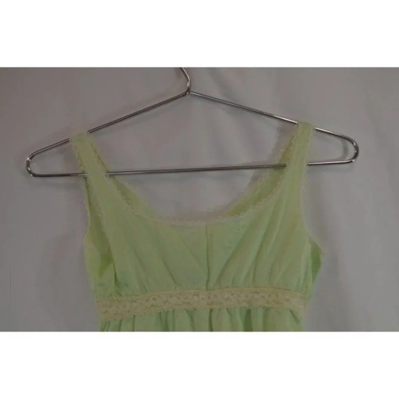 Vintage Girls Green  Nightgown Size 10 - Picture 5 of 6